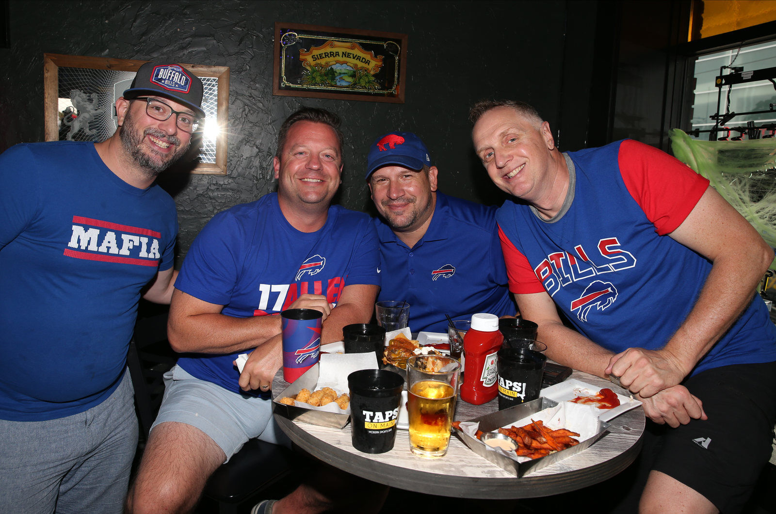 Buffalo Bills backers took over the the Taps on Main Bar